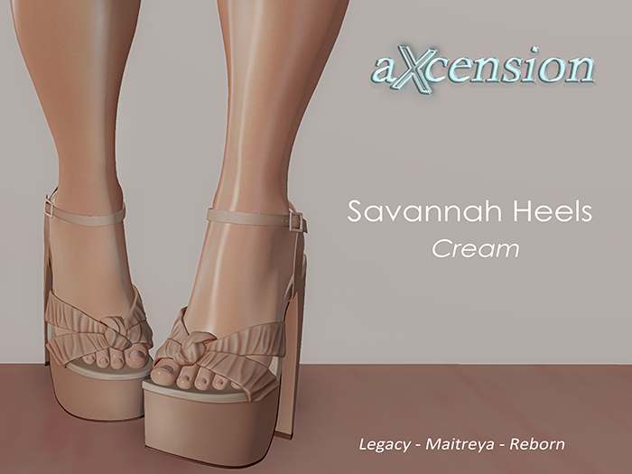 aX: Savannah Heels Cream