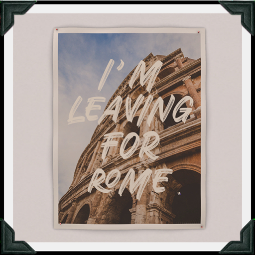 floorplan. leaving poster / rome [box]