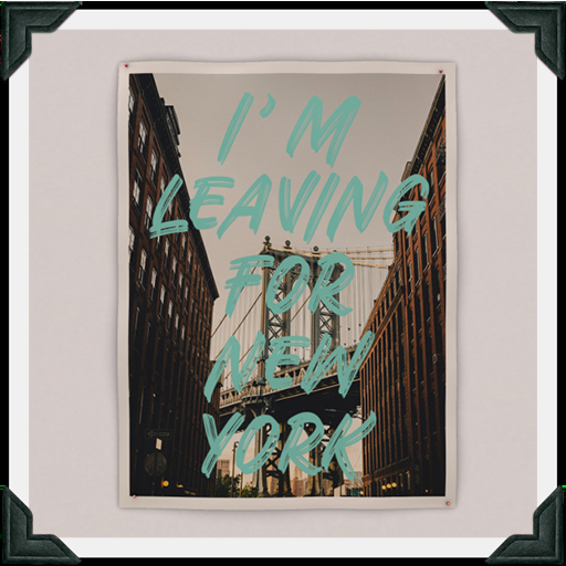 floorplan. leaving poster / new york [box]