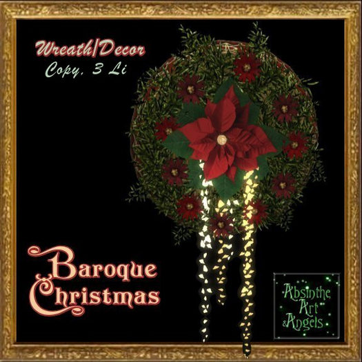 Baroque Christmas Wreath
