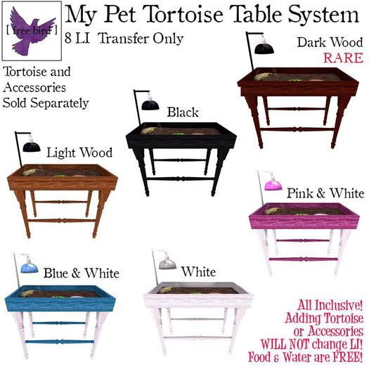 [ free bird ] My Pet Tortoise Table - Christmas Colors