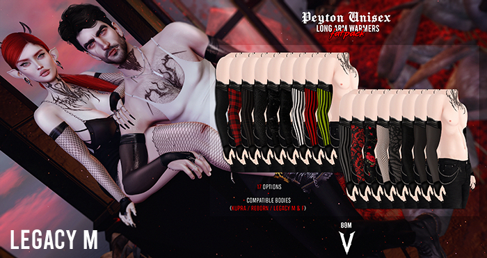 VIENA. Peyton Male Long Arm Warmers {Add me}