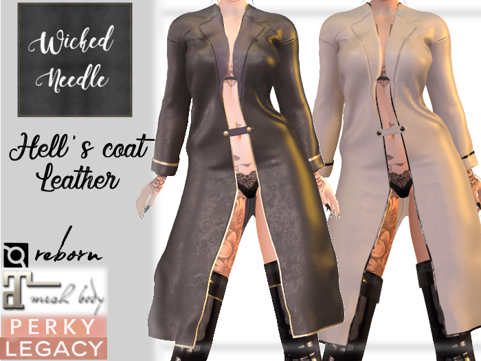 ~W-N~ Hell's Coat Leather