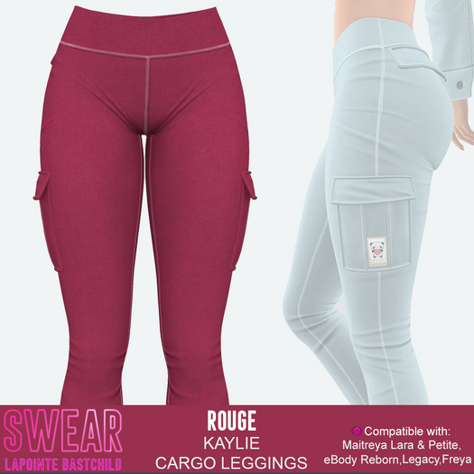 Cargo Leggings Kaylie ROUGE
