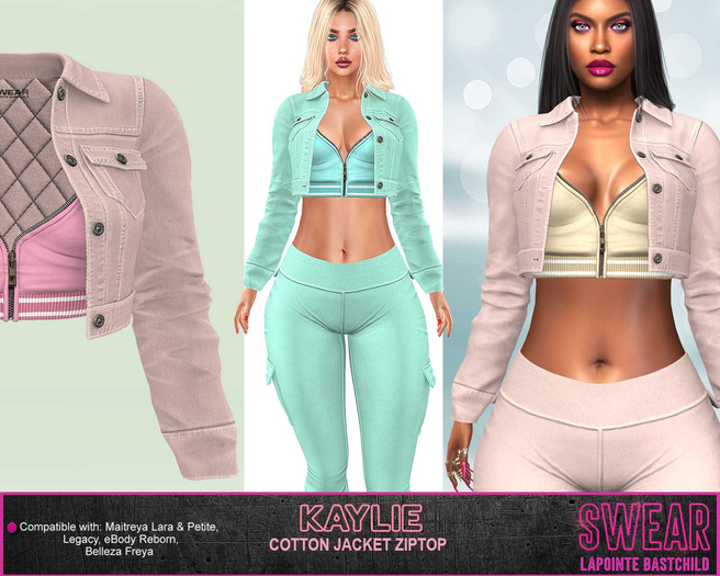 Cotton Jacket Kaylie w/ZipTop 