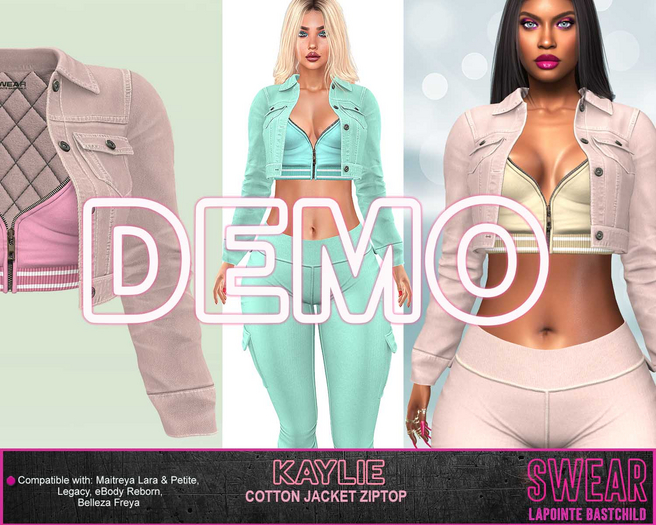 Cotton Jacket Kaylie w/ZipTop DEMO
