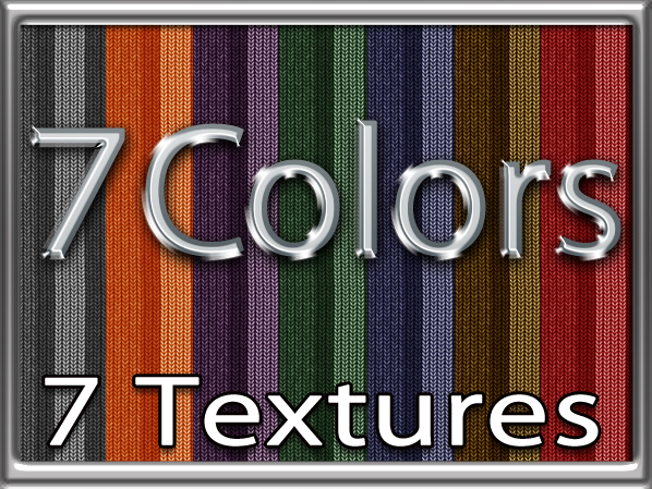 Zoy Texture [ Strypy Knitted 01 ] Seamless - 7 Colors
