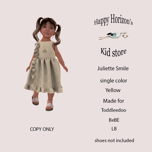H.H.  Juliette Dress yellow