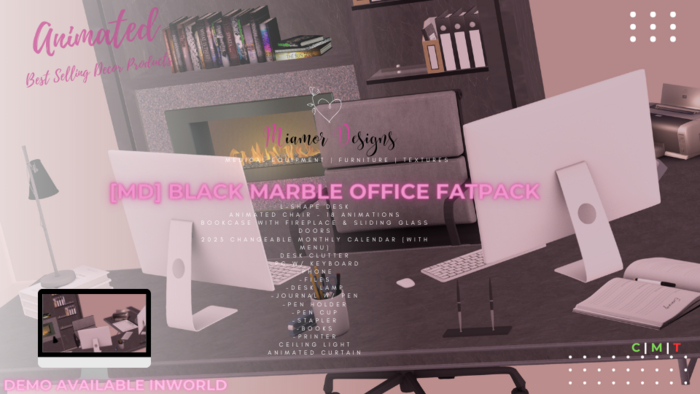 [MD] Black Marble Office Fatpack - Boxed