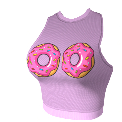 DTC - Golden day Donut top Pink - Maitreya (HUD add me)