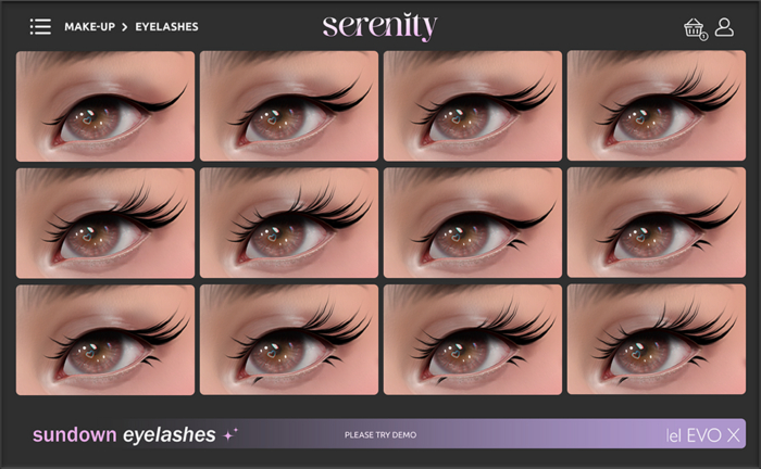 [Serenity] - Sundown eyelashes
