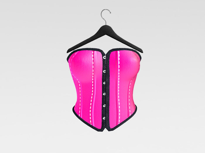 YVS ARI CORSET SOLID PINK