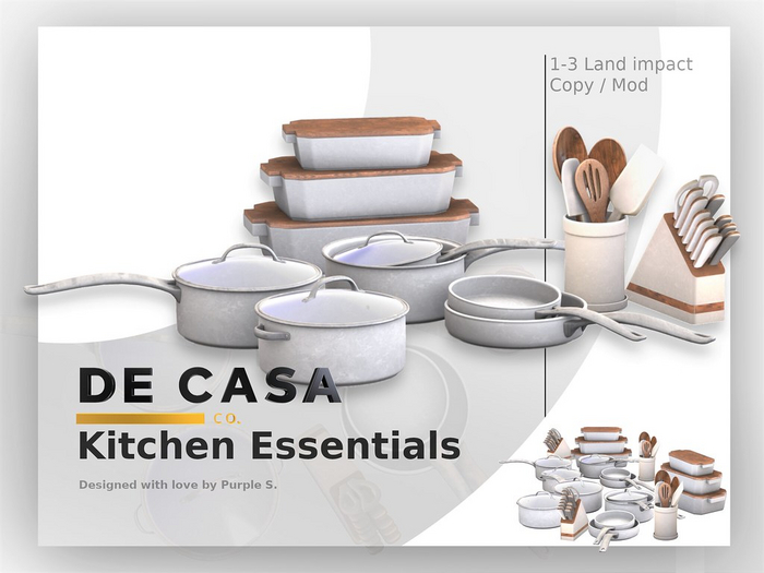 DE CASA CO. Kitchen Essentials Pack