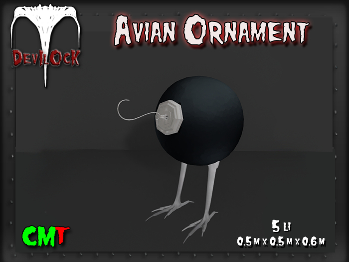 DEVILOCK - Avian Ornament (ADD TO UNPACK)