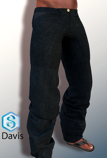Brutal Baggy Denims Black - Davis