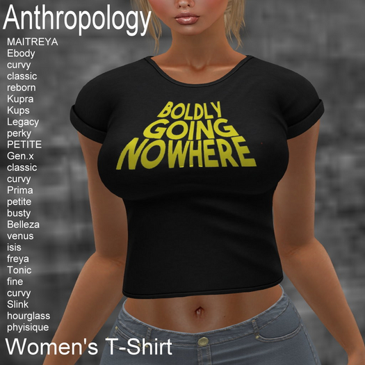 Boldly going nowhere Women's T-Shirt (WTTA)