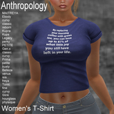 By replacing your morning coffee... Women's T-Shirt (WTTA)