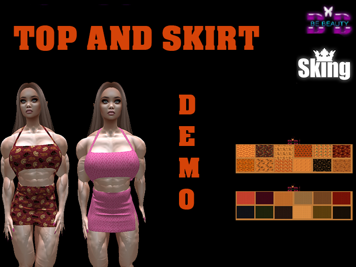 Be Beauty-TOP AND SKIRT ZUNDU -SKING HULIXA-DEMO