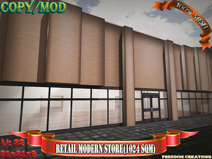 Retail modern store(1024sqm)-Freedom creations