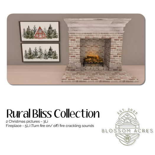 {ba} Rural Bliss - Fireplace & Wall Decor {BOXED}