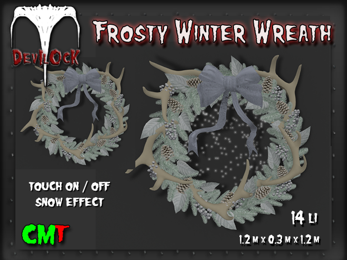 DEVILOCK - Frosty Winter Wreath (ADD TO UNPACK)