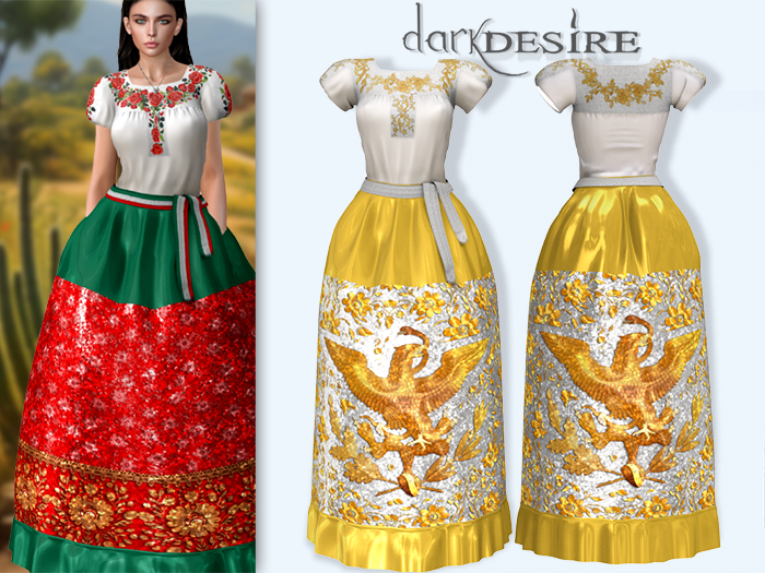 [[dD]] China Poblana Dress - 06 Vestido Poblano Mexico