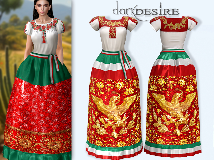 [[dD]] China Poblana Dress - 07 Vestido Poblano Mexico