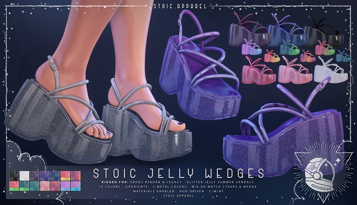 .STOIC. JELLY WEDGES