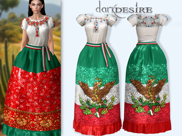 [[dD]] China Poblana Dress - 11 Vestido Poblano Mexico