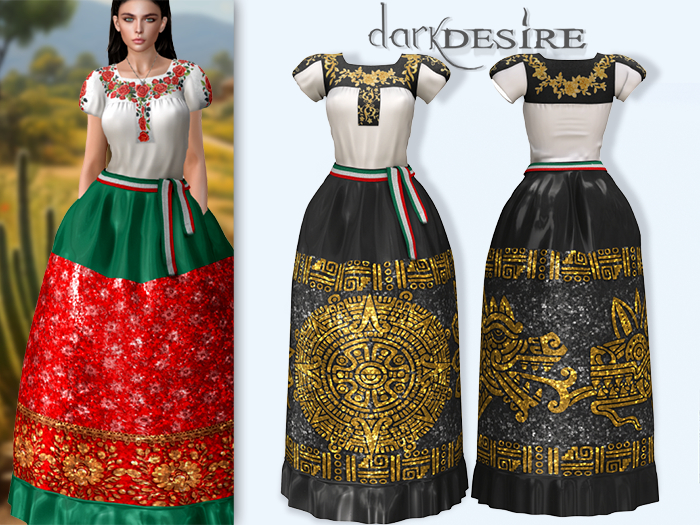 [[dD]] China Poblana Dress - 15 Vestido Poblano Mexico