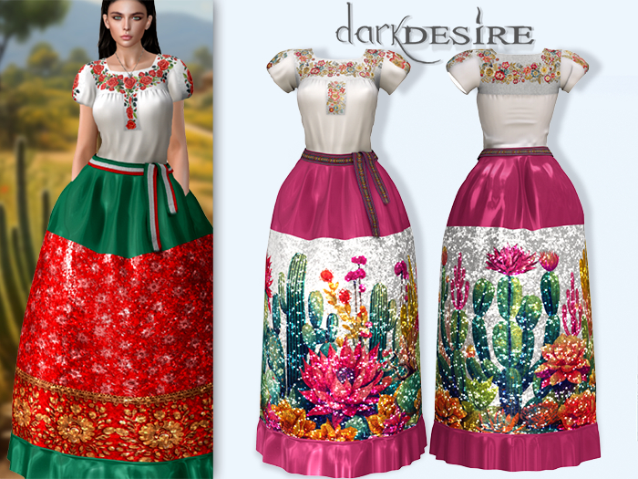 [[dD]] China Poblana Dress - 18 Vestido Poblano Mexico