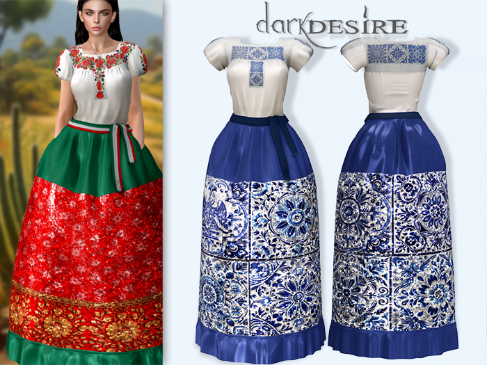 [[dD]] China Poblana Dress - 20 Vestido Poblano Mexico