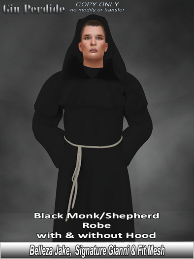 DEMO for 5 color Monk/Shepherd Robes 