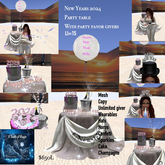 2024 Party Table New Years Party Favor Giver-Box LI=15