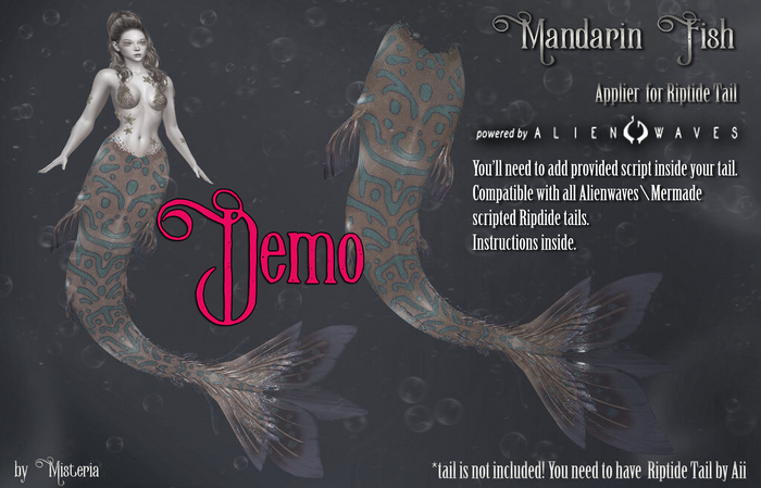 DEMO Misteria - Mandarin fish applier for Riptide tail