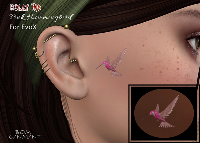 Holly Ink - Pink Hummingbird - EvoX ONLY