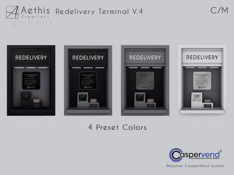 Second Life Marketplace - [AC] CasperVend Redelivery Terminal V.4