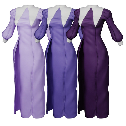 : mercurial : adherent dress : violet