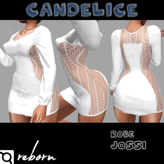 Add me - Reborn - Robe Jossi Blanche
