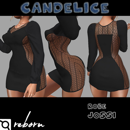 Add me - Reborn - Robe Jossi Noir