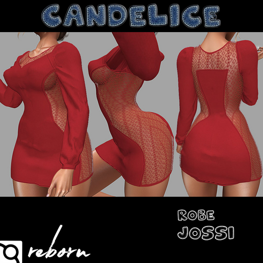 Add me - Reborn - Robe Jossi Rouge
