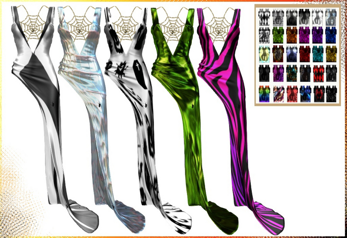 {BAD WOLF} Web Queen Dress  Light pack/Reborn/Legasy+perky/Erika/Kupra/MAITREYA