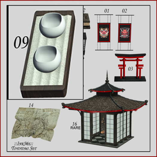 09 ::InkMe:: Toyotomi Set
