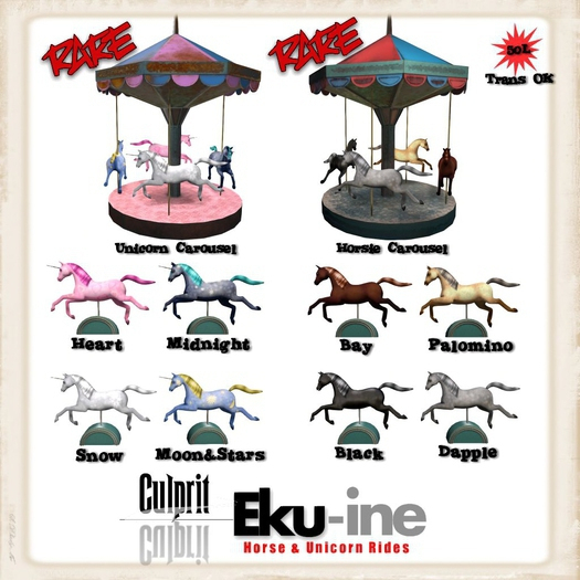 Culprit Eku~ine Carousel Horsie