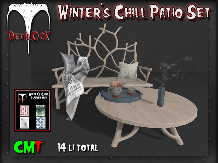 DEVILOCK - Winter's Chill Patio Set(ADD TO UNPACK)