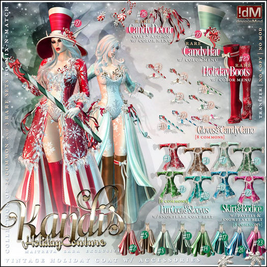 26 RARE !dM Kandis **CANDY DECOR** (BOX LARA)
