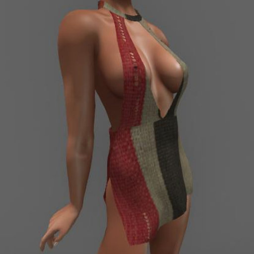 Darling Dress - winter stribe