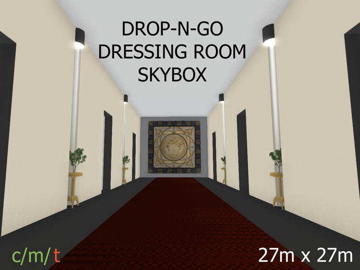 {MAJIIK} DROP-N-GO DRESSING ROOM SKYBOX 27 x 27
