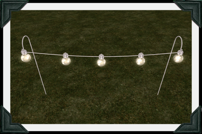 floorplan. garden path string lights / pearl [box]