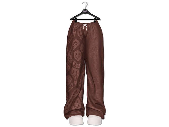 Loki - Riley Fluffy Sweatpants - Chocolate